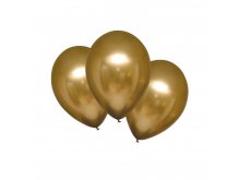 Titaniniai balionai, auksiniai (6vnt.)